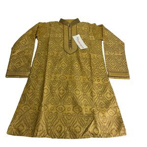 Kora Kids by Nilesh Mitesh Embroidered Kurta